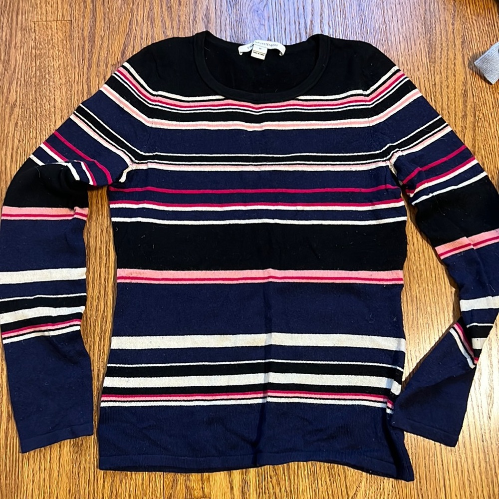 Amazing Jolanta DVF Striped Sweater Size Medium